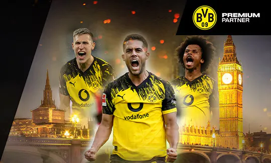 Fliege mit dem BVB nach London!